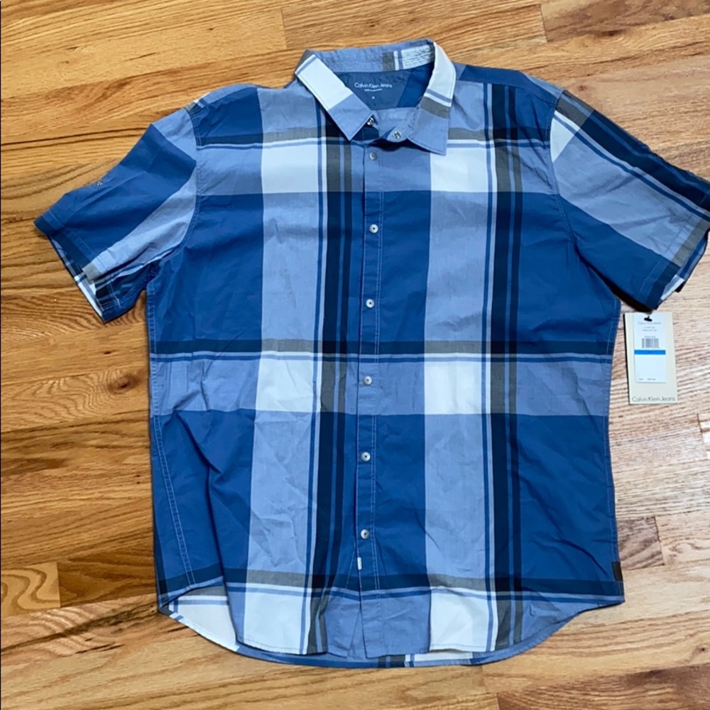 Calvin Klein Jeans button up short sleeve shirt